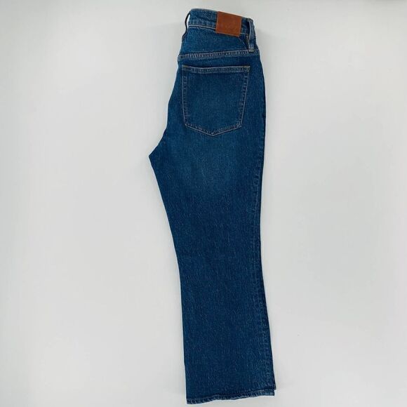J.Crew 10" Demi-Boot Crop Jean In Stone Street Wash Size 30 - Picture 12 of 13